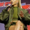 Mortal Kombat 2 Tati Gabrielle Green Bomber Jacket
