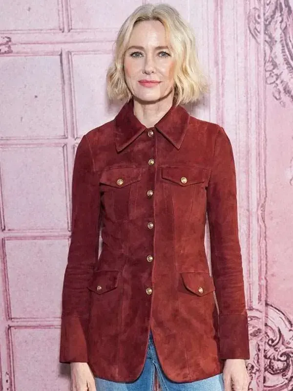 NY Fashion Week Naomi Watts Leather Jacket