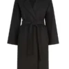 NYC SoHo Kendall Jenner Black Wool Coat