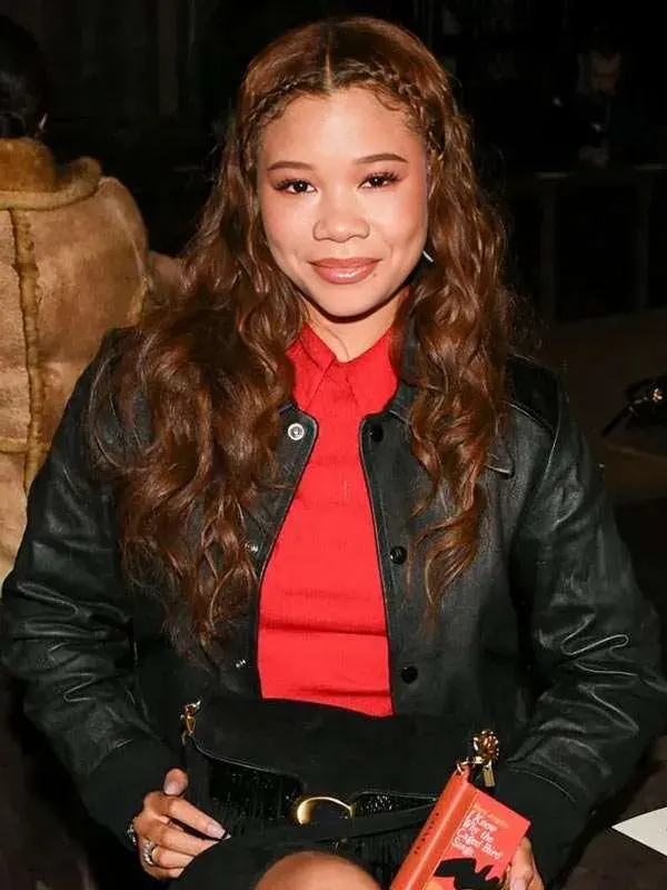 NYC Storm Reid Black Leather Jacket
