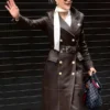 NYC Witney Carso Brown Leather Coat