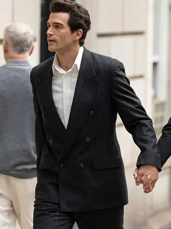 Paul Anthony Kelly Love Story Black Strip Blazer