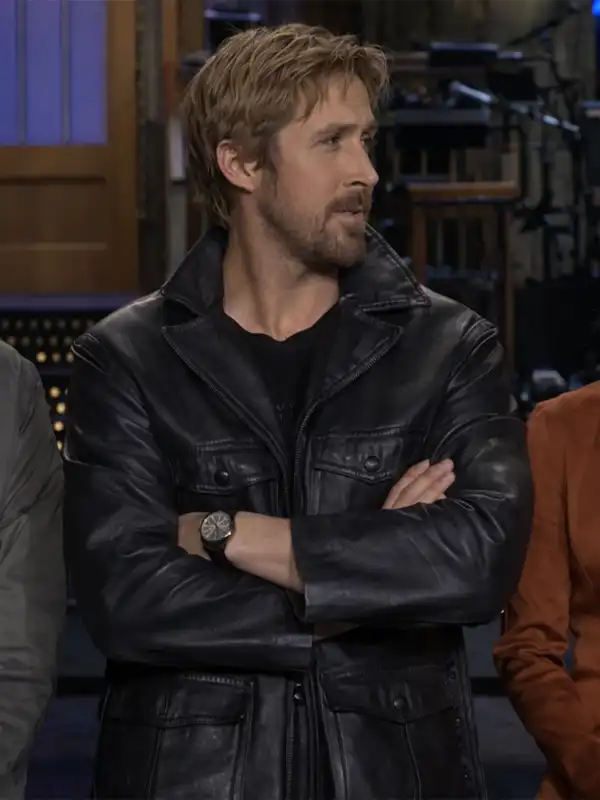 SNL Promo Ryan Gosling Leather Jacket