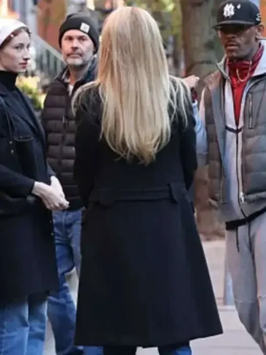 Sarah Pidgeon Love Story Black Coat Back