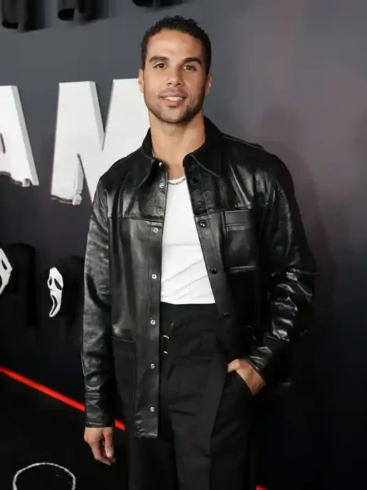 Scream 7 Premiere Mason Gooding Leather Jacket
