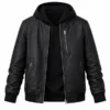 Siren S02 Calvin Lee Black Leather Jacket