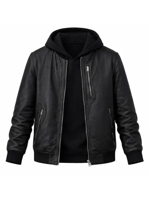 Siren S02 Calvin Lee Black Leather Jacket