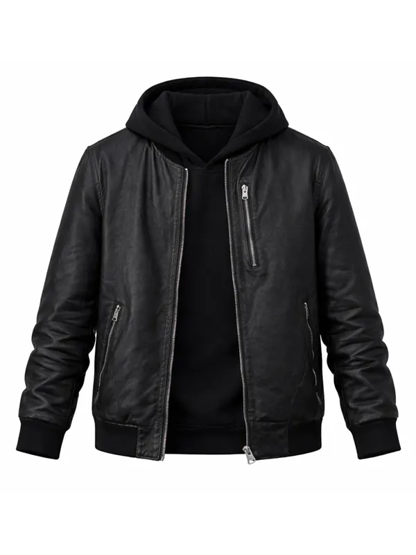 Siren S02 Calvin Lee Black Leather Jacket