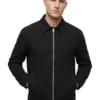 Smart Bomber Jacket in Black