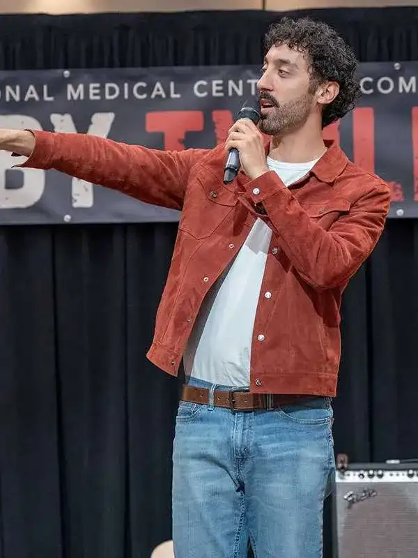 St. Denis Medical Colby Twill Suede Leather Jacket