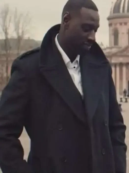 TV Series Lupin Omar Sy Wool Coat