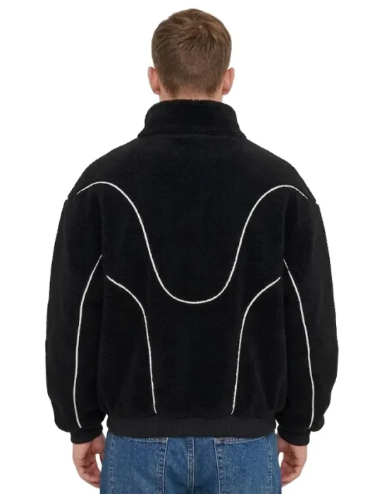 Teddy Jacket in Black Back