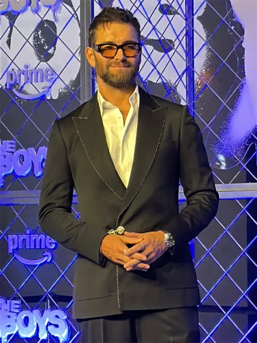 The Boys S05 Premiere Antony Starr Black Blazer
