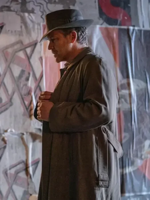 The Bride 2026 Peter Sarsgaard Trench Coat