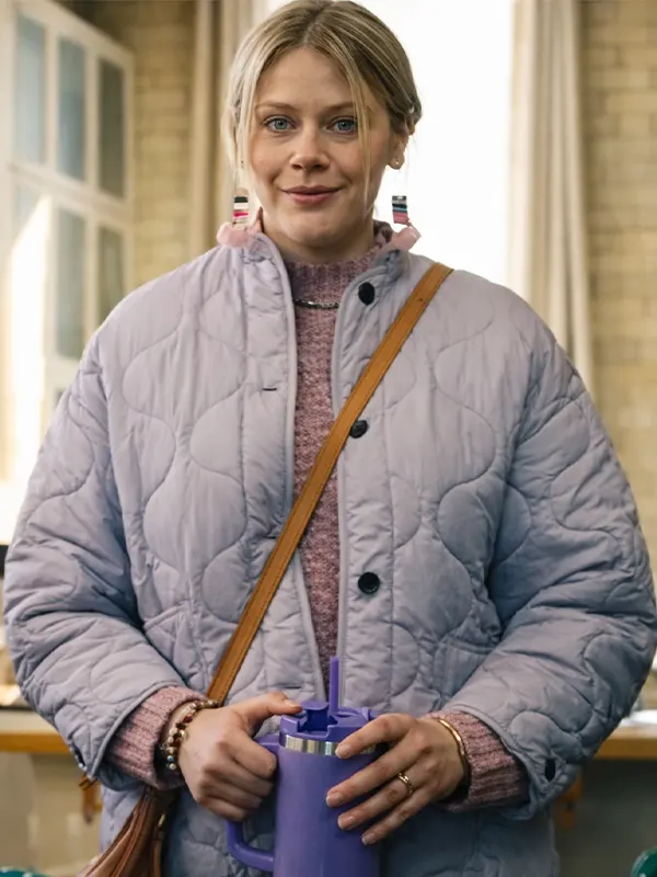 The Way to You Hazel Grey Quilted Jacket