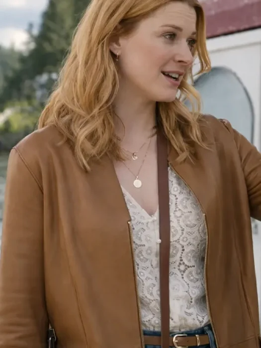 Virgin River Alexandra Breckenridge Brown Coat