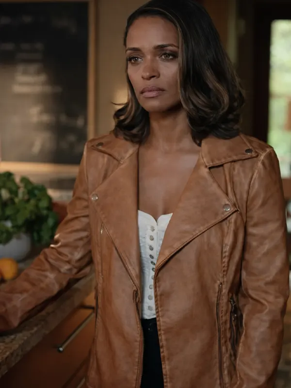Virgin River Kaia Brown Leather Jacket