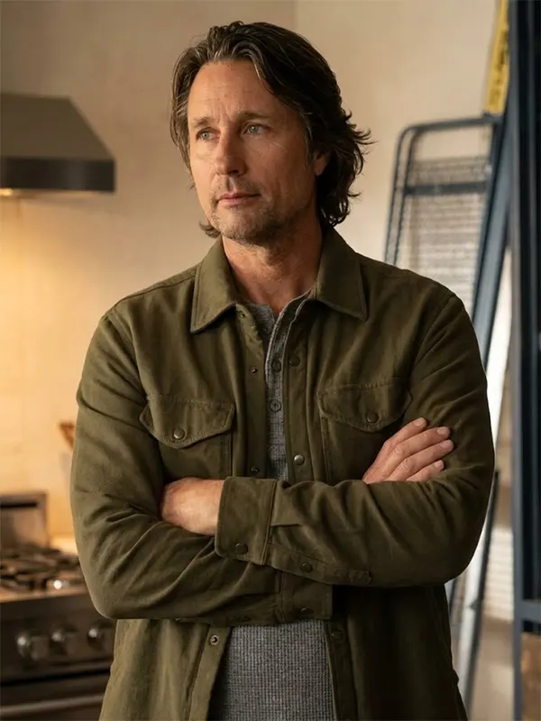 Virgin River Martin Henderson Olive Green Cotton Jacket