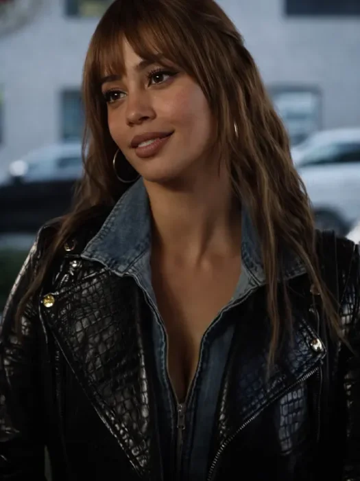 Wild Cards Max Mitchell Black Cropped Leather Jacket