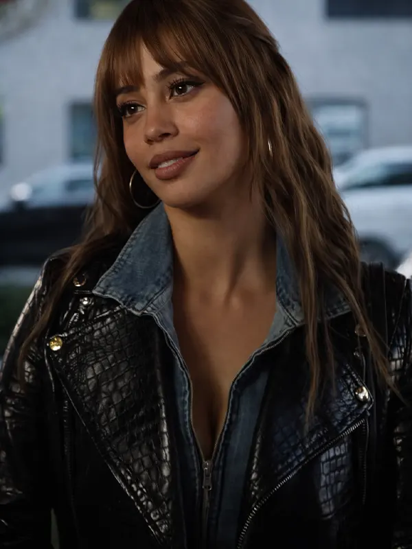 Wild Cards Max Mitchell Black Cropped Leather Jacket