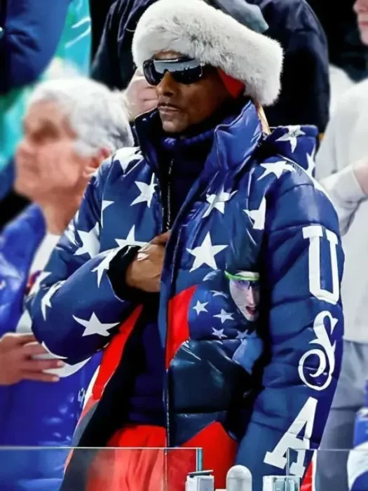 Winter Olympics Snoop Dogg Speed Puffer Jacket