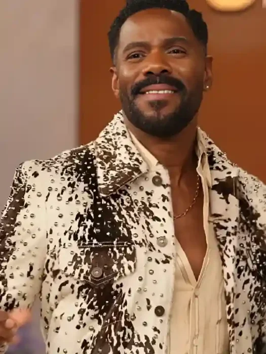 2026 The Jennifer Hudson Show Colman Domingo Leather Jacket