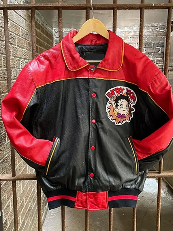 90s_Betty_Boop_Bomber_Leather_Jacket