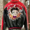 90s_Betty_Boop_Bomber_Leather_Jacket_Back