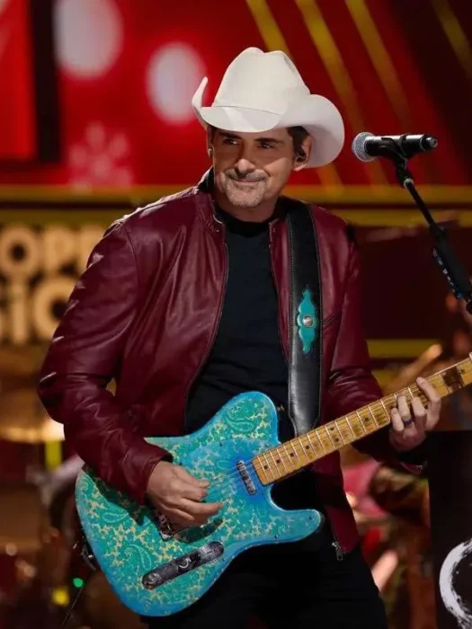 A Grand Ole Opry Christmas Brad Paisley Leather Jacket