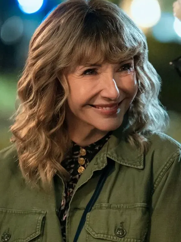 A Man On The Inside Mary Steenburgen Green Jacket
