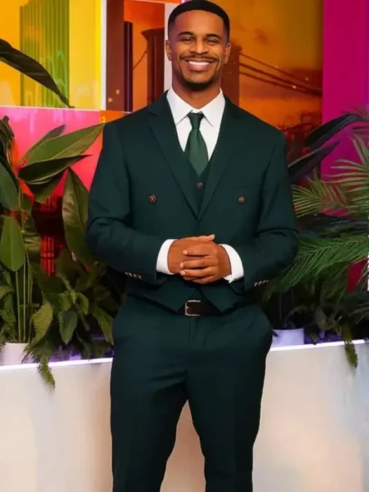 Ace Greene Love Island USA Blazer Green