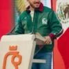 Adidas 2026 Mexico Worker Cotton Green Jacket