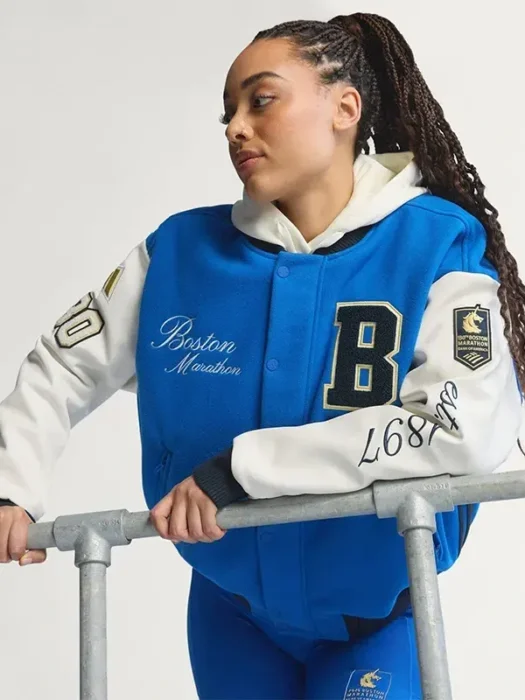 Adidas Boston Marathon 26 Varsity Jacket