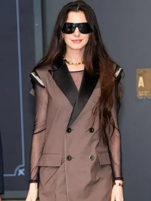 Anne Hathaway The Devil Wears Prada 2 Coat