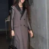 Anne Hathaway The Devil Wears Prada 2 Sleeveless Coat