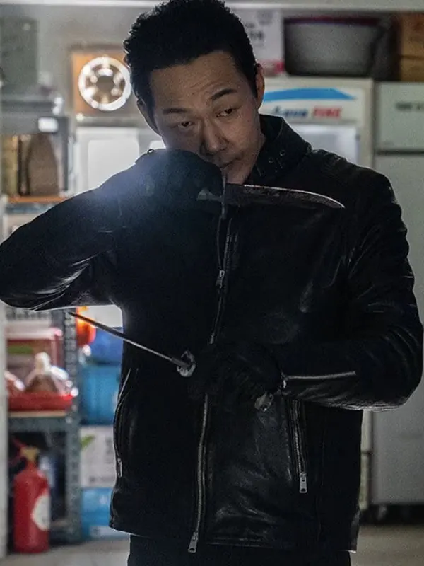 Bloodhounds S01 Myung-gil Black Leather Jacket