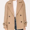 Camel Brown Peacoat