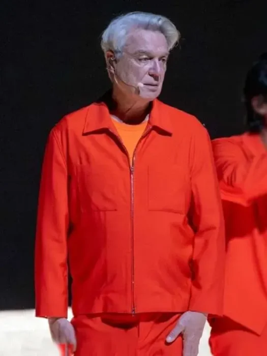 Coachella 2026 David Byrne Jacket Orange