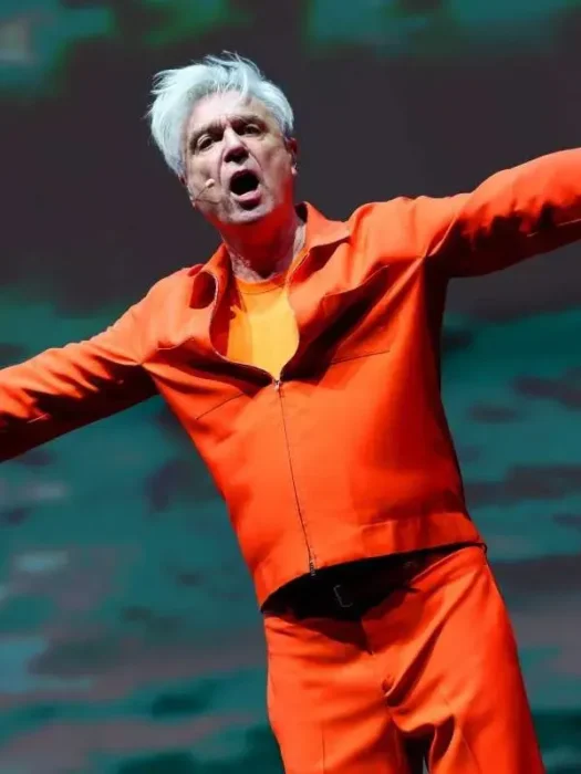 Coachella 2026 David-Byrne Orange Jacket