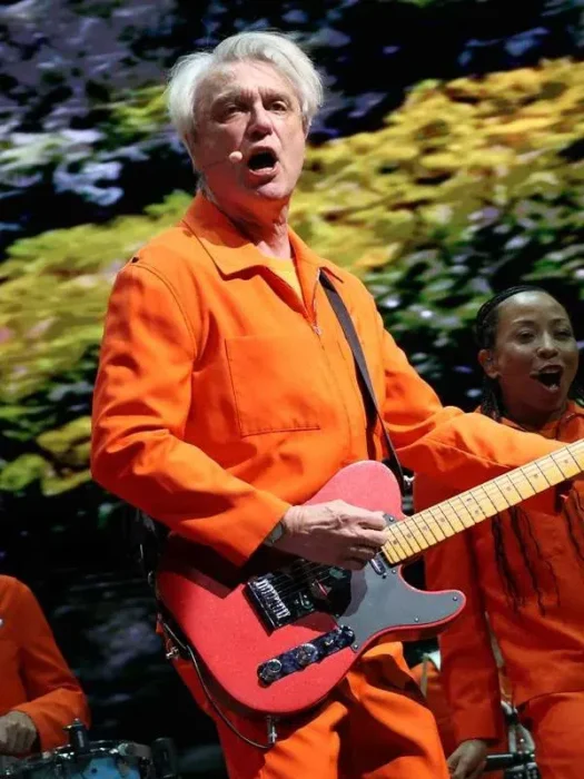 Coachella 2026 David Byrne Orange Jacket