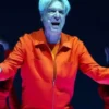 Coachella David-Byrne Orange Jacket