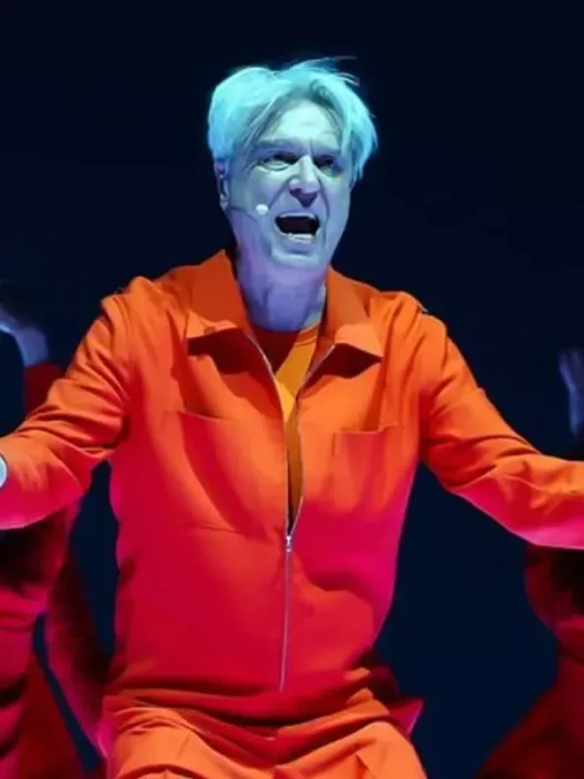 Coachella David-Byrne Orange Jacket