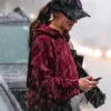 Dakota Johnson LA 2026 Burgundy Hoodie