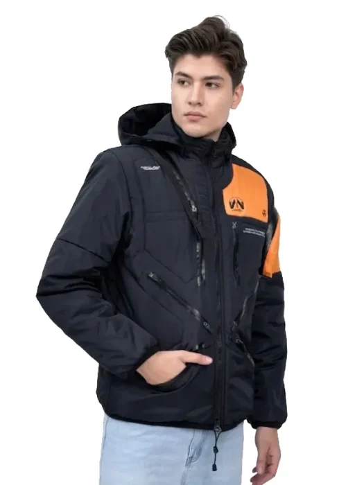 Death Stranding Porter Hooded Black Jacket