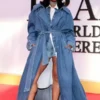 Devil Wears Prada 2 Premiere Ciara Denim Tail Coat