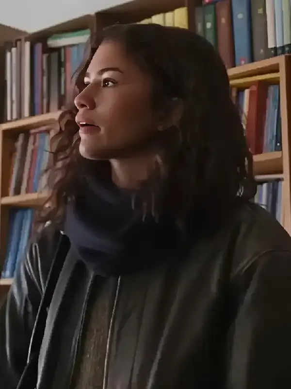 Emma The Drama Black Leather Jacket