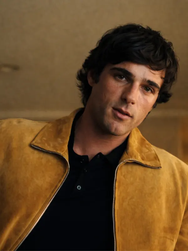 Euphoria S03 Jacob Elordi Suede Leather Jacket