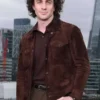 Fuze 2026 Aaron Taylor-Johnson Suede Leather Jacket