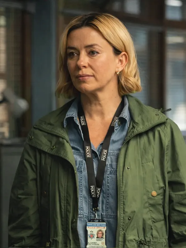 Gone S01 Eve Myles Green Cotton Jacket