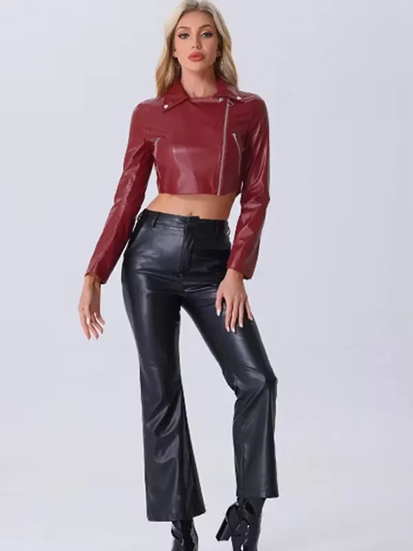 INSPIRE CHIC Women’s Faux Leather 1